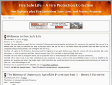 Tablet Screenshot of firesafelife.com